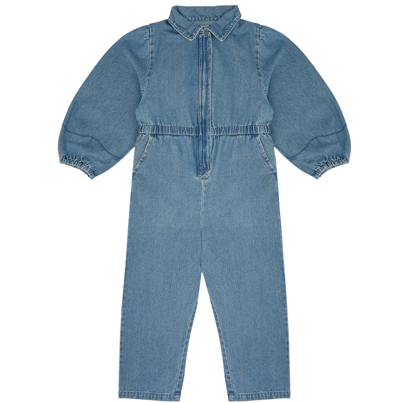 Jenest Maeve Jumpsuit Denim Medium Blue