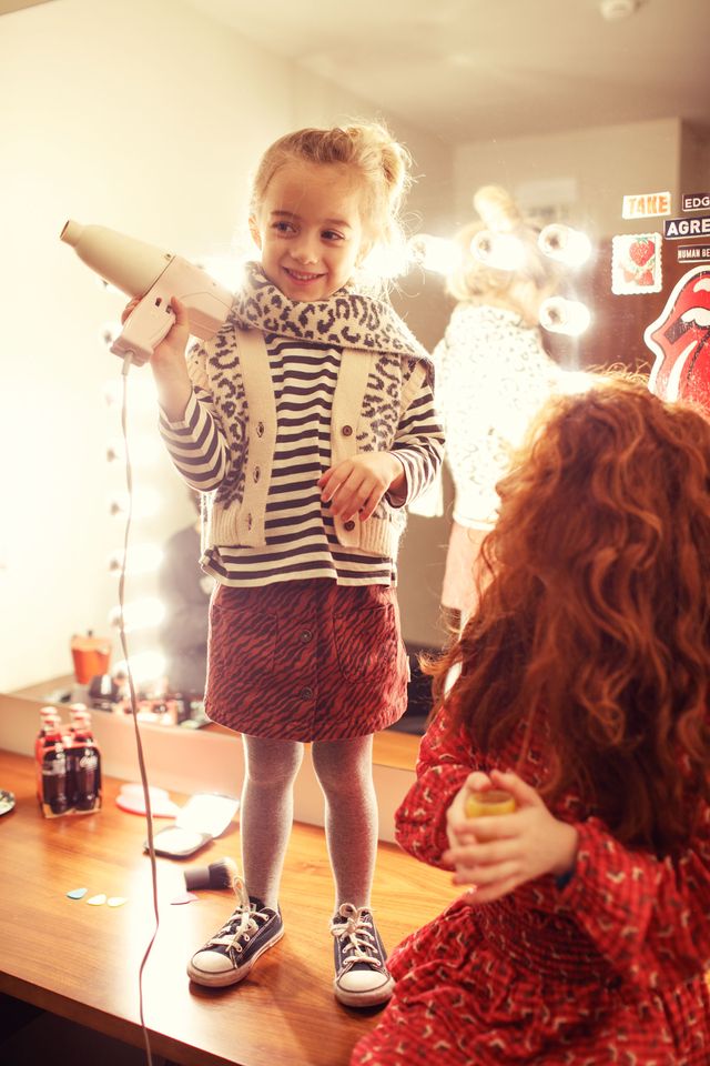 PiuPiuchick Short Skirt Bordeaux w/ Zebra Print