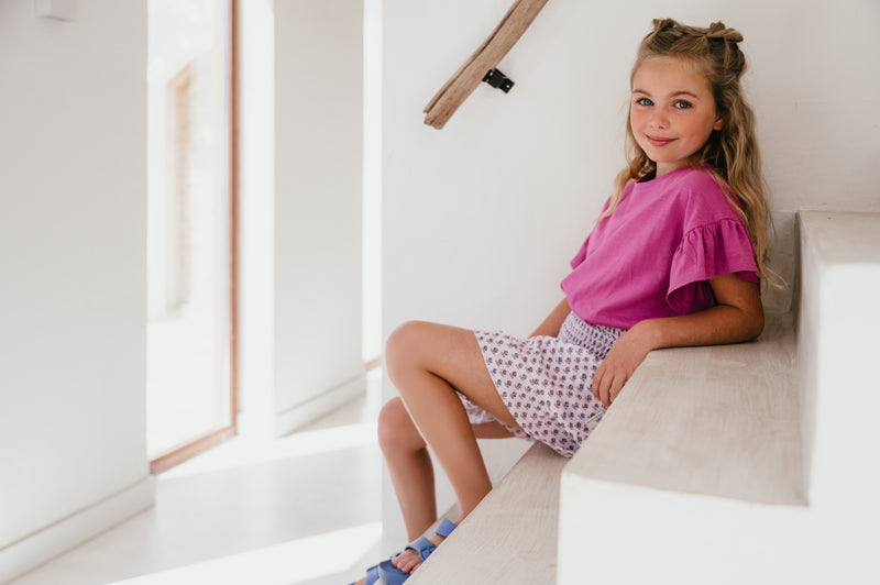 Petit Blush Mini Smock Skirt