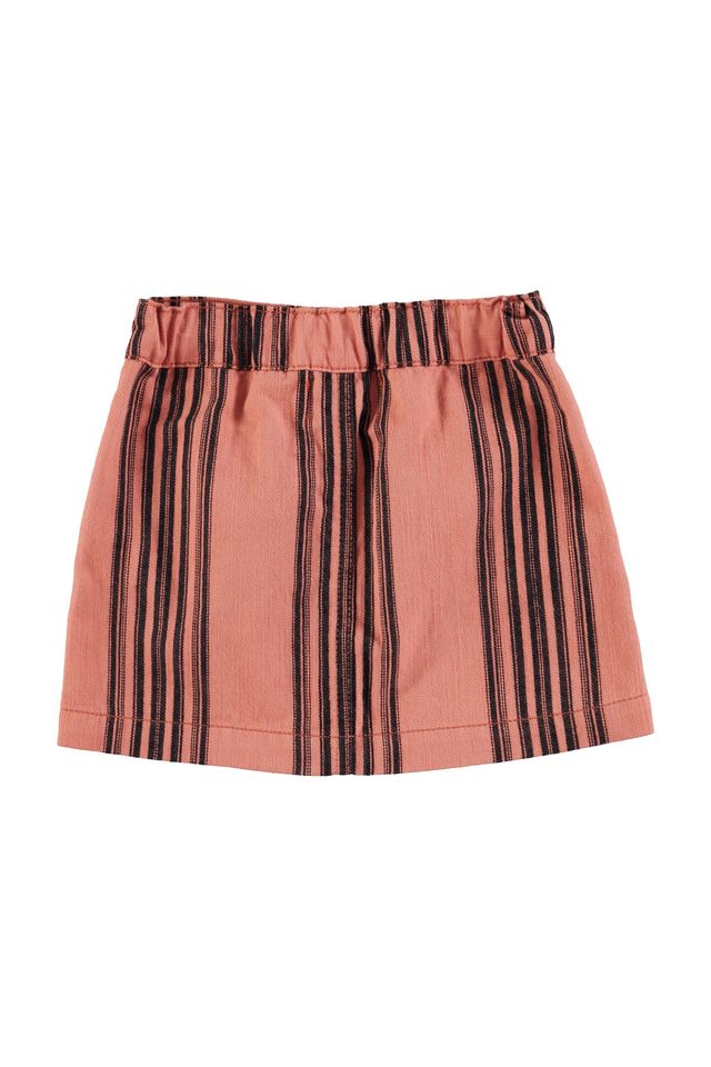 PiuPiuchick Short Skirt Pink w/ Black Stripes