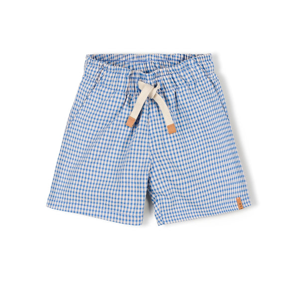 Nixnut Bunk Shorts Sea Checkered