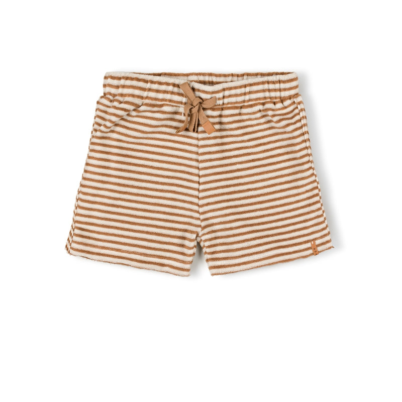 Nixnut Basic Short Biscuit Stripe