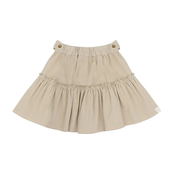 Jenest Fauna Skirt Corduroy Rib Stone Beige