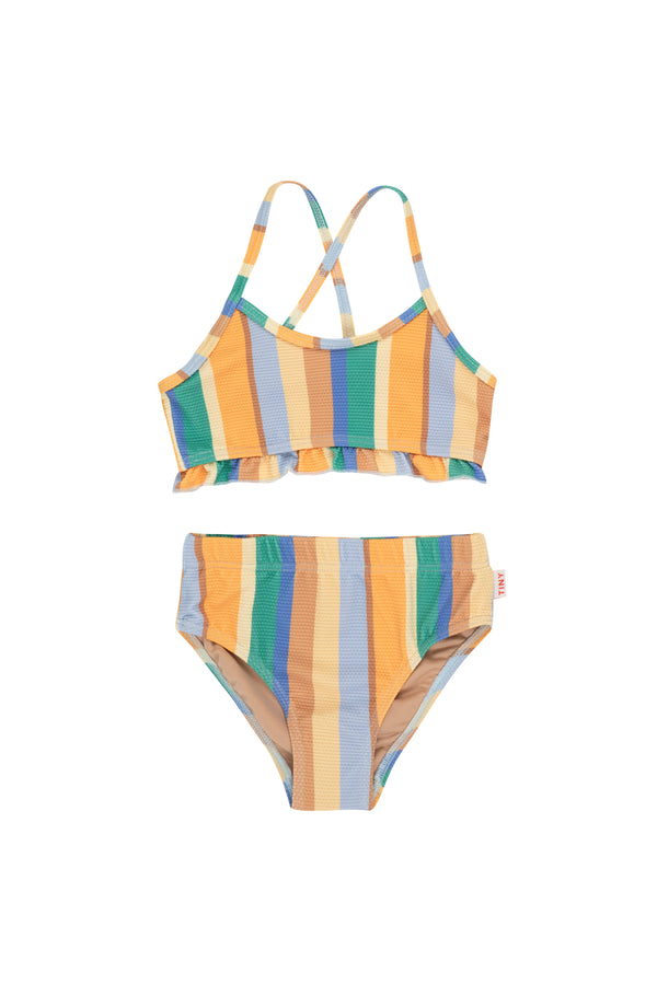 Tiny Cottons Multicolor Stripes Swimset