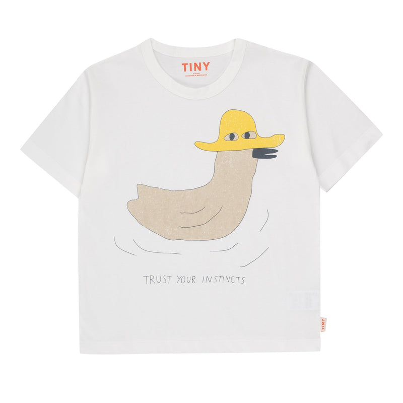 Tiny Cottons Duck Graphic Tee Off-white