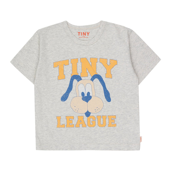 Tiny Cottons Tiny League Graphic Tee Light Grey Heather