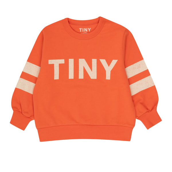 Tiny Cottons Stripes Logo Sweatshirt Summer Red