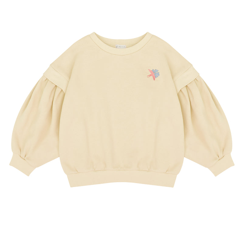 Jenest Balloon Bird Sweater Faded Yellow