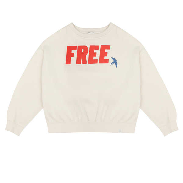 Jenest Free Bird Sweater Pebble Ecru