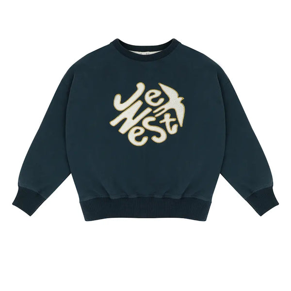 Jenest Bird Sweater Fleece Dark Grey