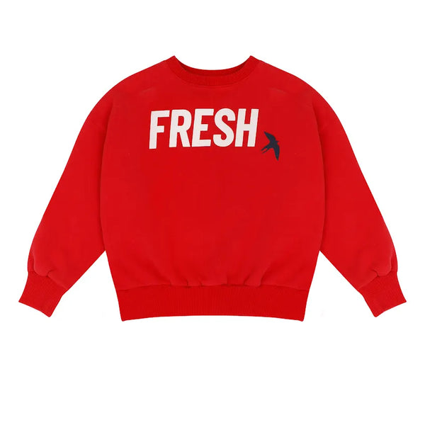 Jenest Fresh Sweater Fleece Fire Red