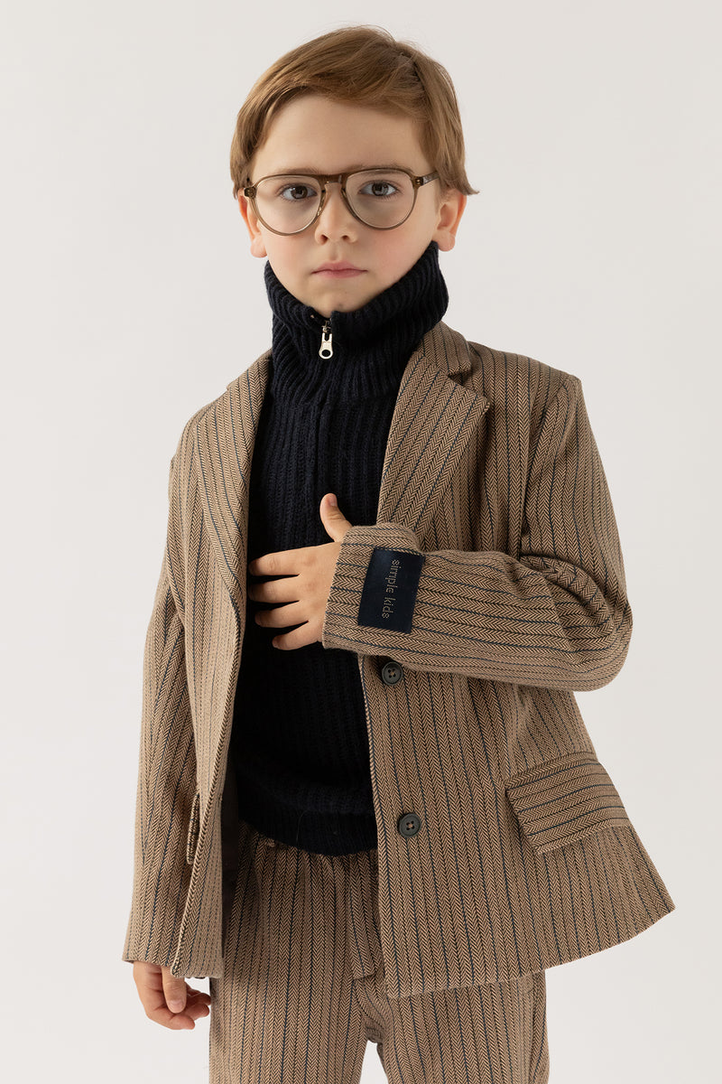 Simple Kids Jason Pullover Wool Nuit