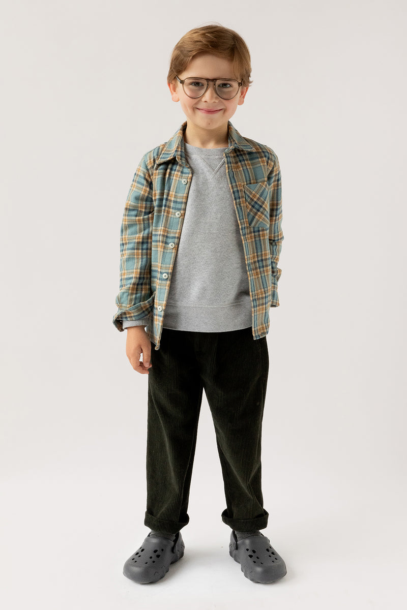 Simple Kids Dhoklab Herring Trousers Ink