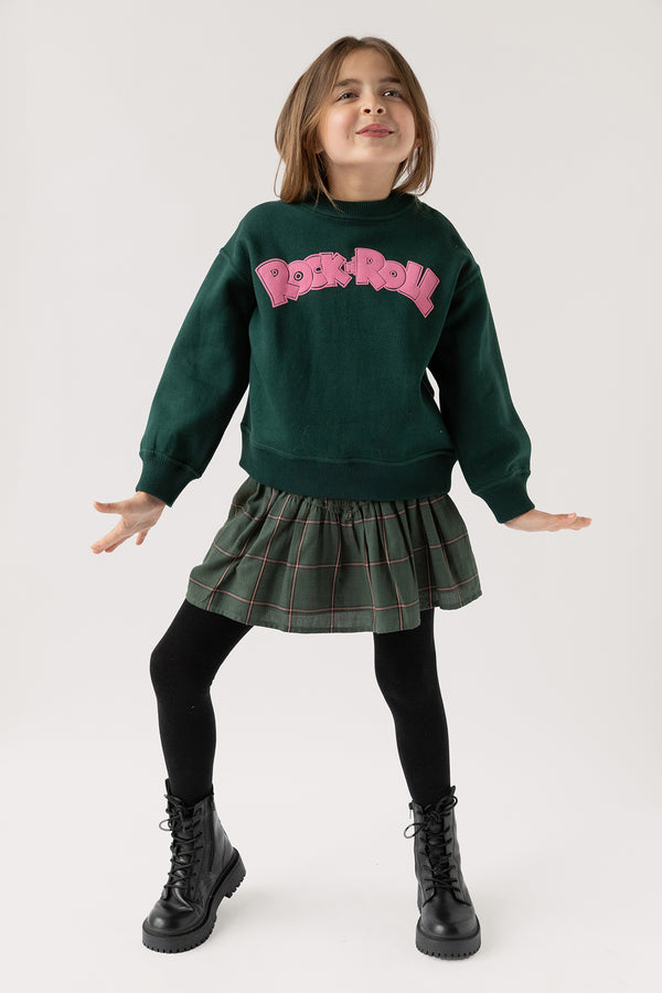 Simple Kids Rye Square Skirt Green