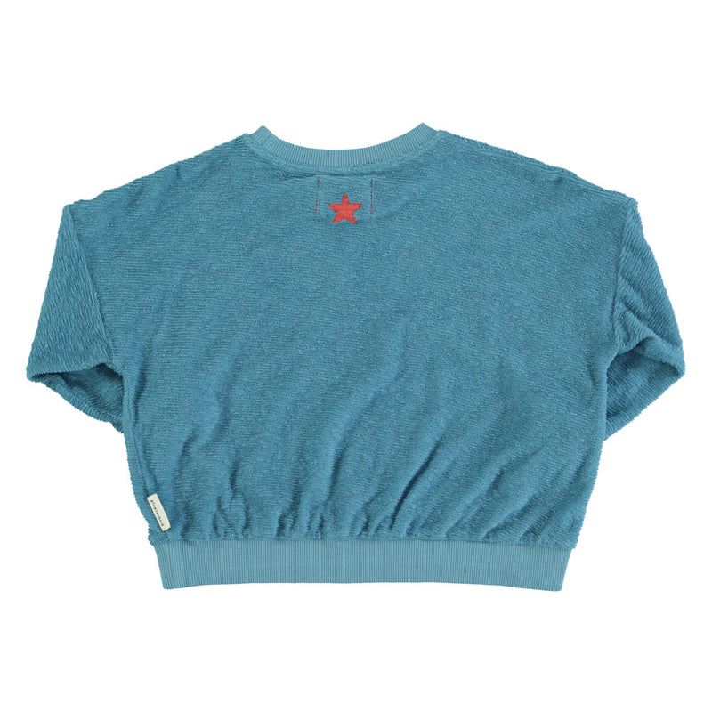 PiuPiuchick Sweatshirt Blue/Que Calor Print