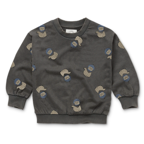 Sproet & Sprout Sweatshirt Space Cat Print
