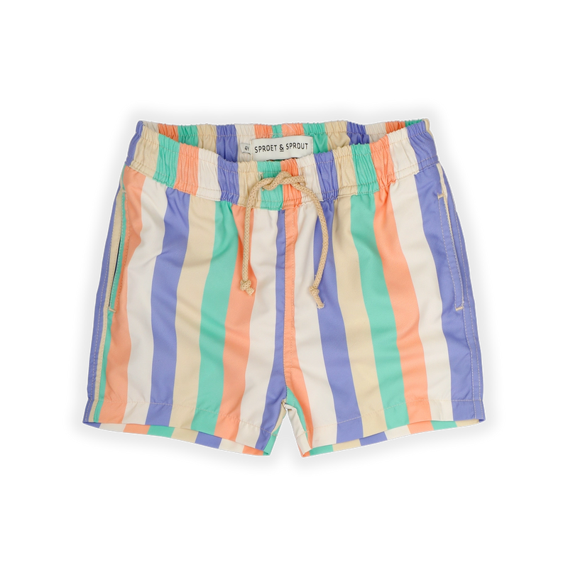 Sproet & Sprout Swim Shorts Multi Colour Stripes