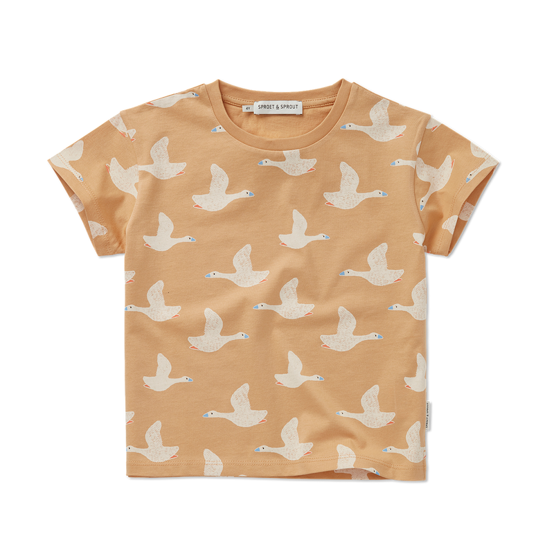 Sproet & Sprout T-Shirt Goose Print