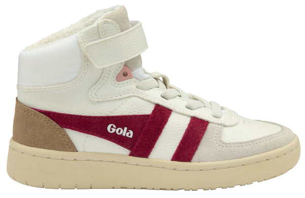 Gola Hoge Basketter Light Bordeaux (maat 30-37)