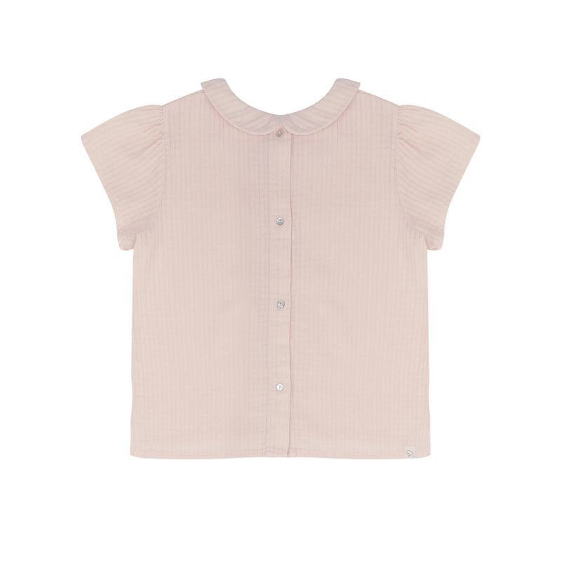 Jenest Cosy Collar Top Blossom Pink