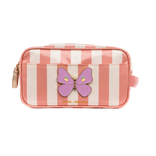 Jeune Premier Travel Pouch Butterfly Stripe