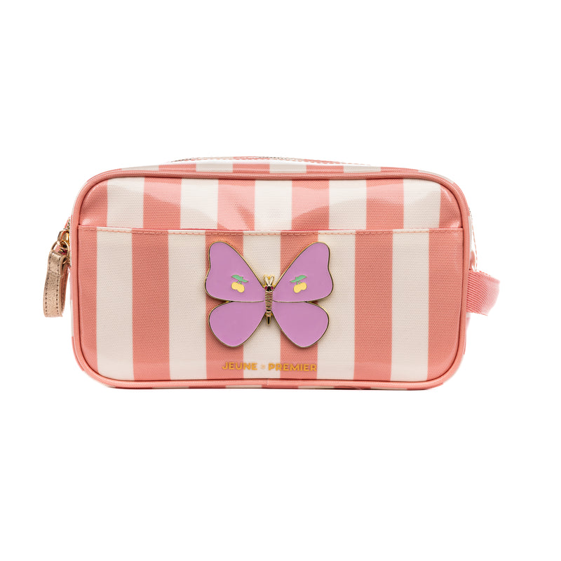 Jeune Premier Travel Pouch Butterfly Stripe
