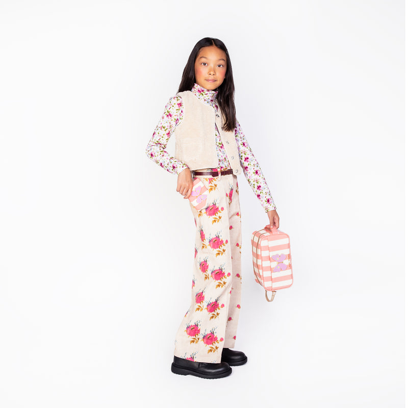 Jeune Premier Travel Pouch Butterfly Stripe