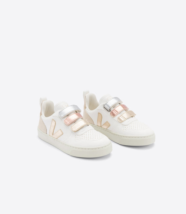 Veja Sneaker V-10 Chromofree Multi White Shiny (23-35)