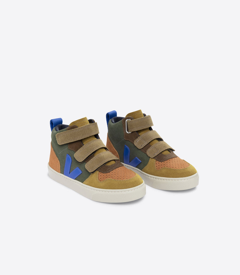 Veja Basketter V-10 Mid Suede Multico Paros (maat 23-35)