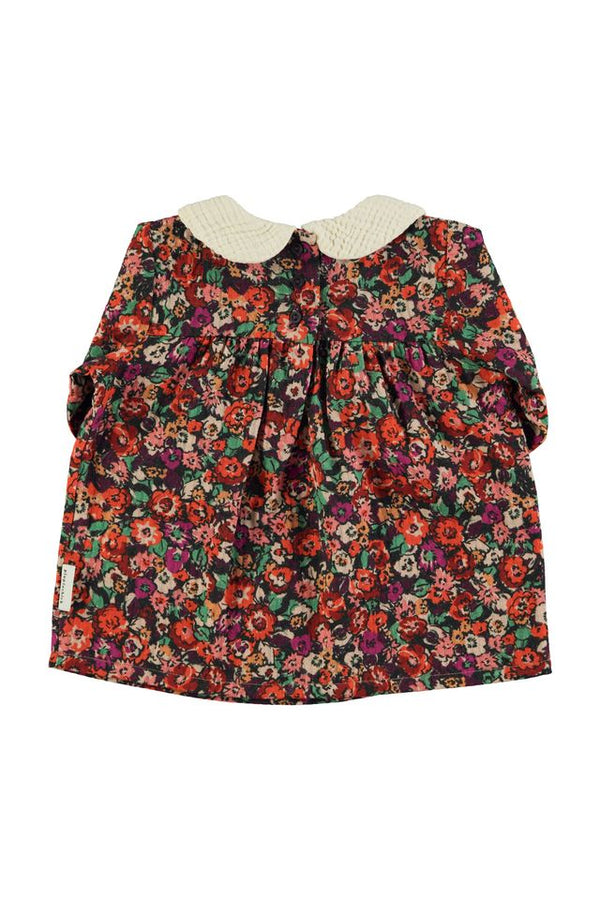 PiuPiuchick Baby Dress Multicolor Flowers