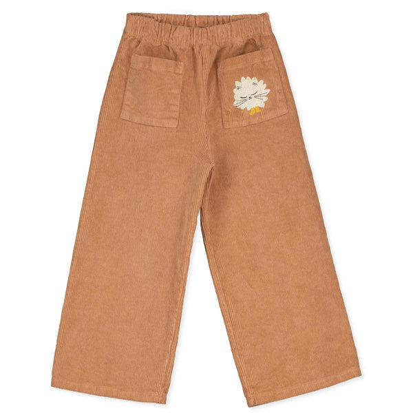 Lötiekids Corduroy Culotte Kitten In Boots Brown