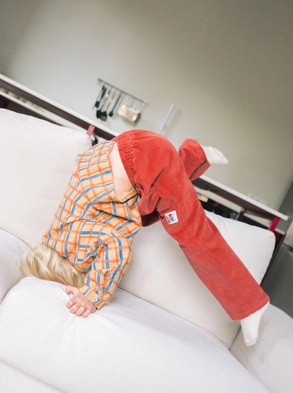 Lötiekids Corduroy Casual Pants Tile
