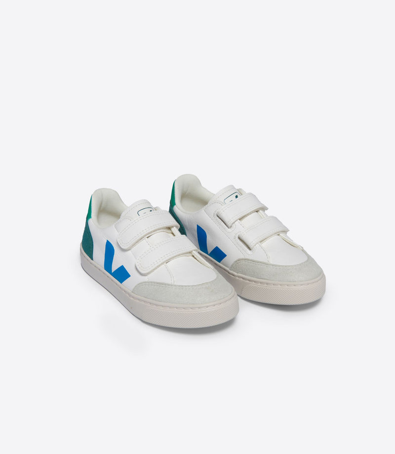 Veja Sneaker Small V-12 Chromofree Extra White Multico Brittany (maat 23-35)