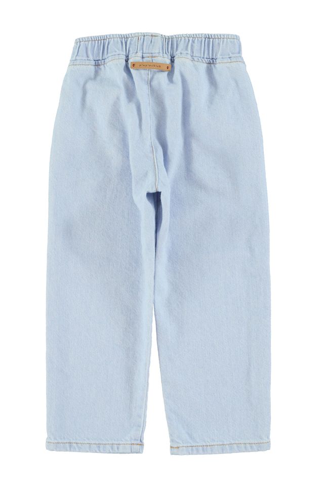 PiuPiuchick Trousers Light Blue Soft Denim