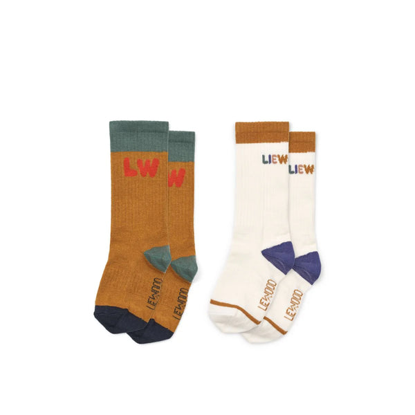 Liewood Annete Socks 2-pack Caramel