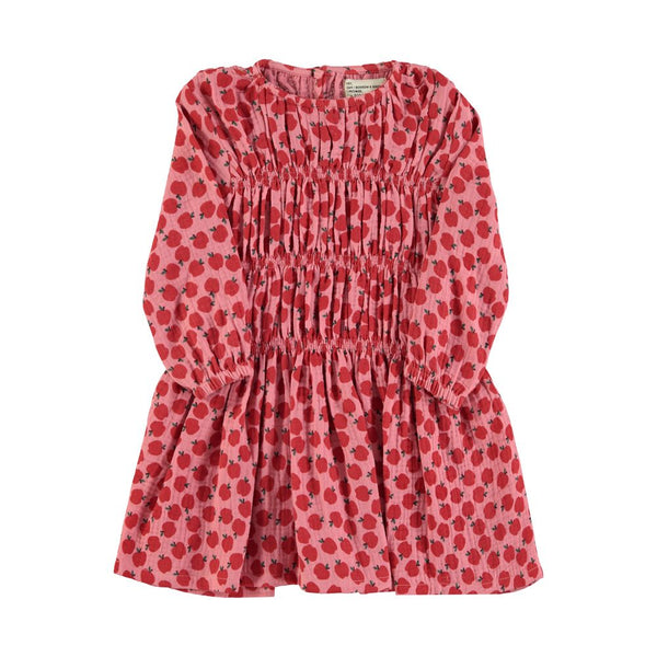 PiuPiuchick Short Dress Pink/Red Apples