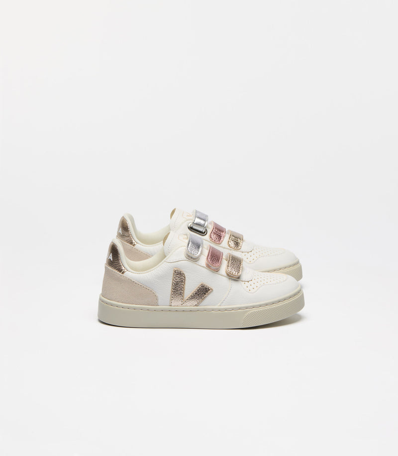 Veja Sneaker V-10 Chromofree Multi White Shiny (23-35)