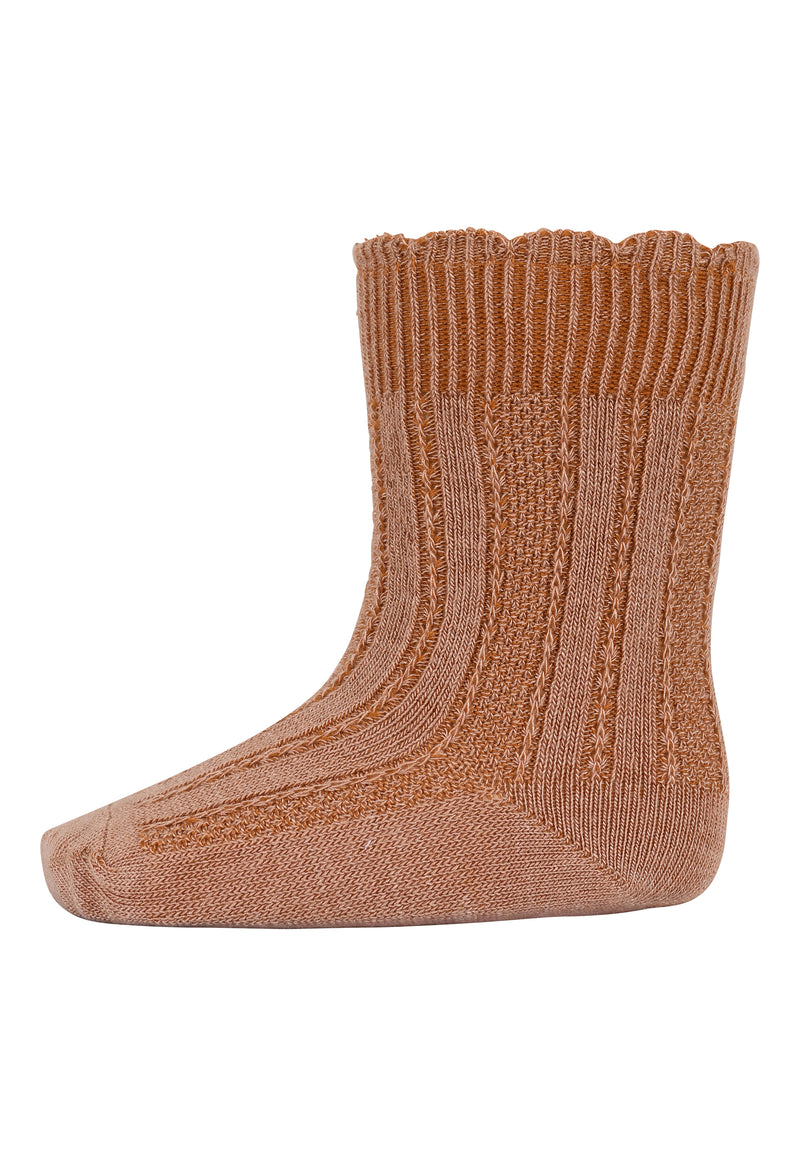 Mp Denmark Sif Socks Tawny Brown