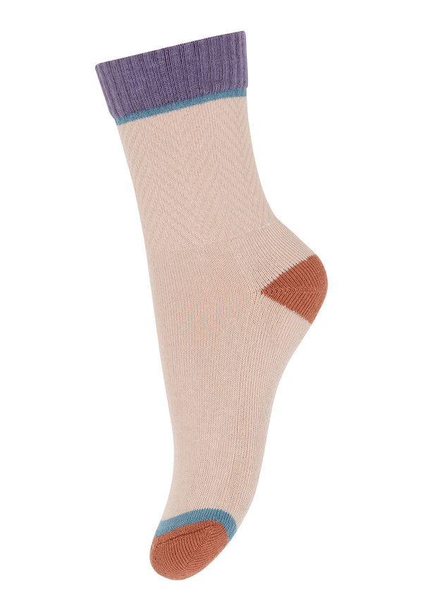 Mp Denmark Lou Socks Rose Dust