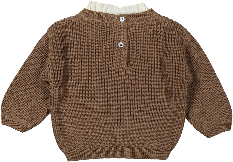 Baje Longsleeve Knitted Top Camel