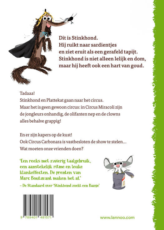 Boek -  Stinkhond naar het circus