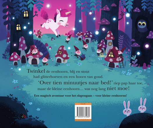 Boek - Over tien minuutjes naar bed - Kleine Eenhoorn