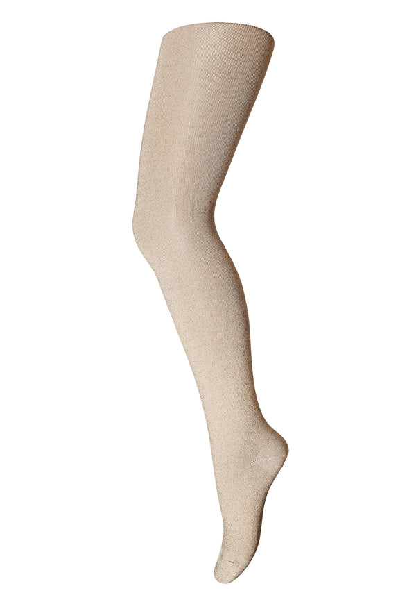 Mp Denmark Glitter Tights Gold