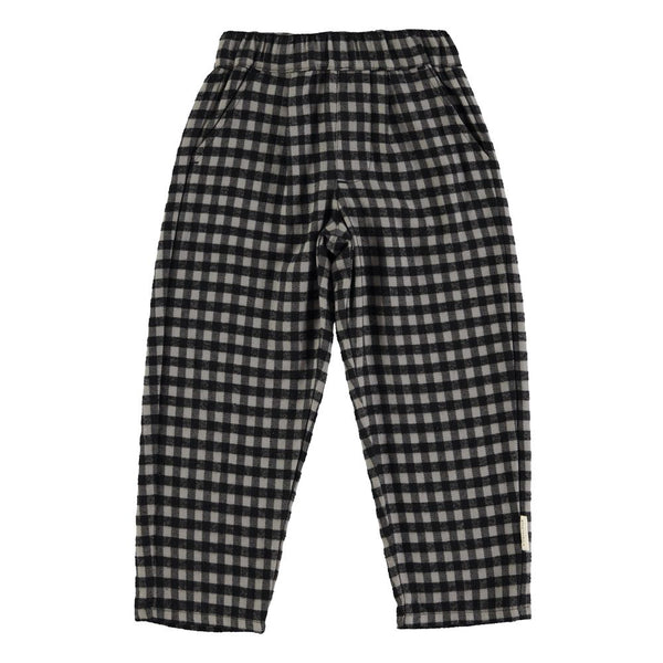 PiuPiuchick Trousers Black & Grey Vichy