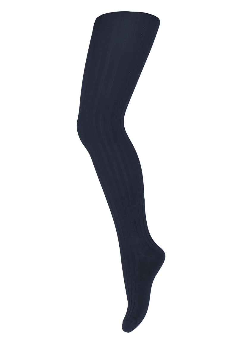 Mp Denmark Cotton Rib Tights Navy