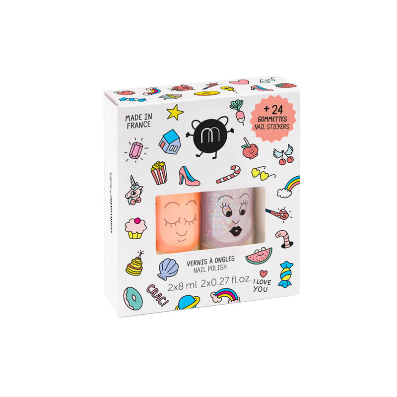 Nailmatic Set Crac Nagellakjes Flamingo & Polly