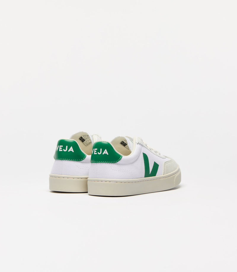 Veja Sneaker Small Volley White Emeraude (maat 27-35)