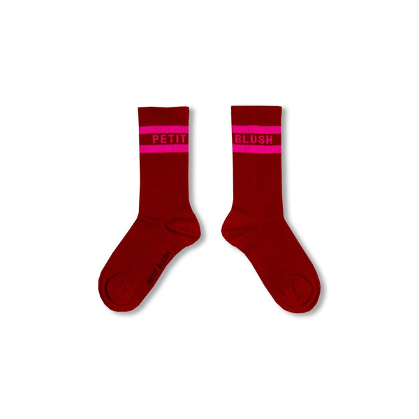 Petit Blush Sport Socks Red/Pink