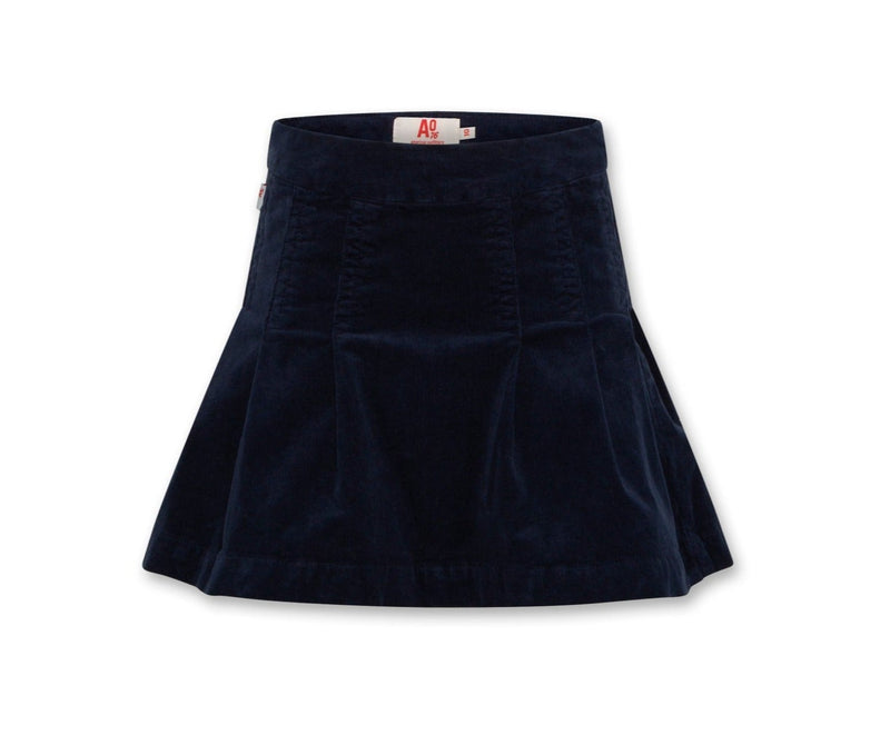 AO76 Philo Cord Skirt Navy