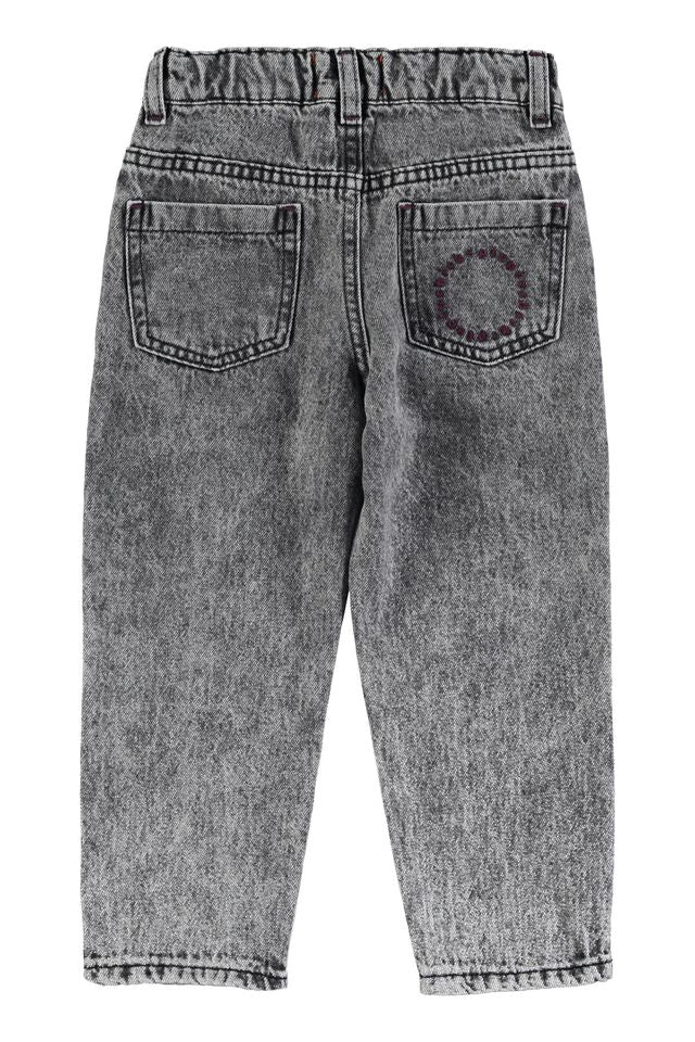 PiuPiuchick Unisex Trousers Washed Black Denim